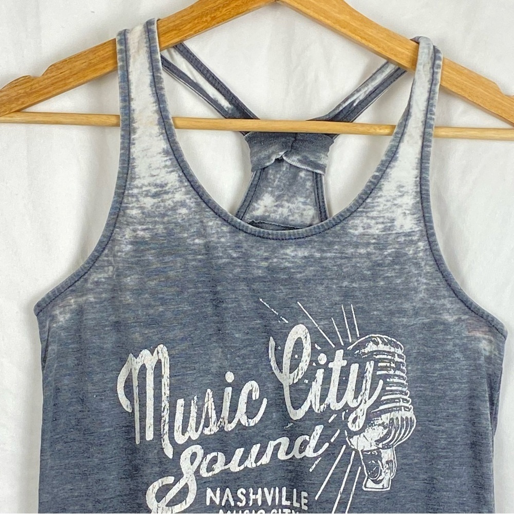 Legacy Vintage Look Graphic Nashville Music City Sound Tank Top Size Small - Picture 3 of 16